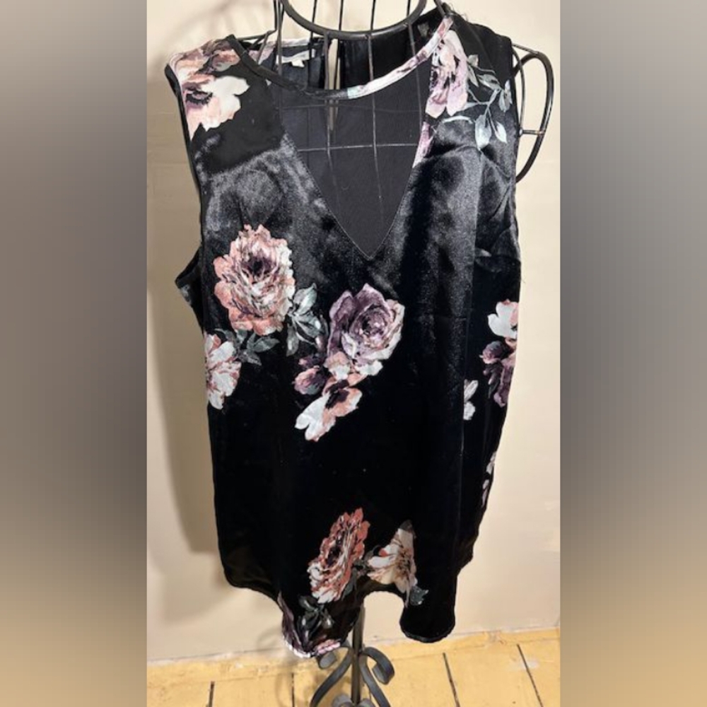 🍋‍size xxl womens black tank top shirt casual dress 2x casual dress floral pink